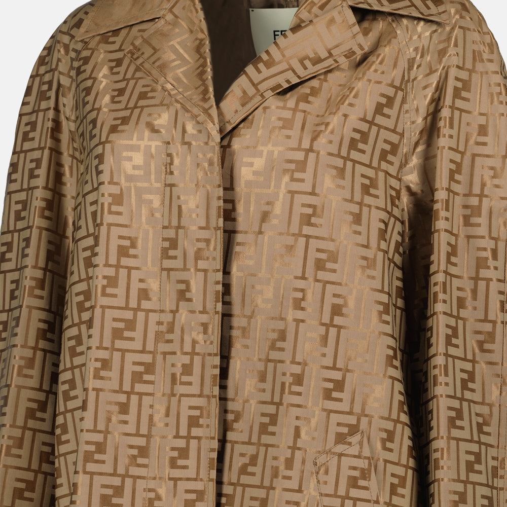 Fendi FF Jacquard Coat - image 3
