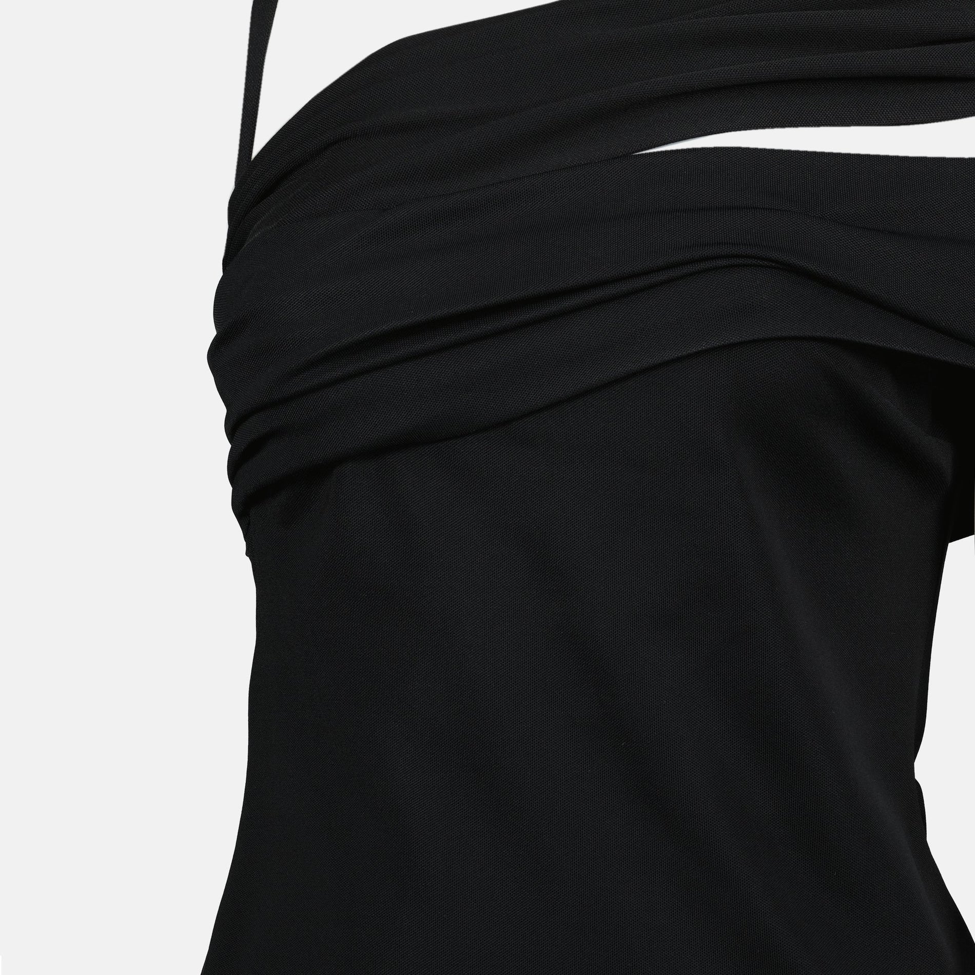 Versace Black Asymmetrical Top - image 5