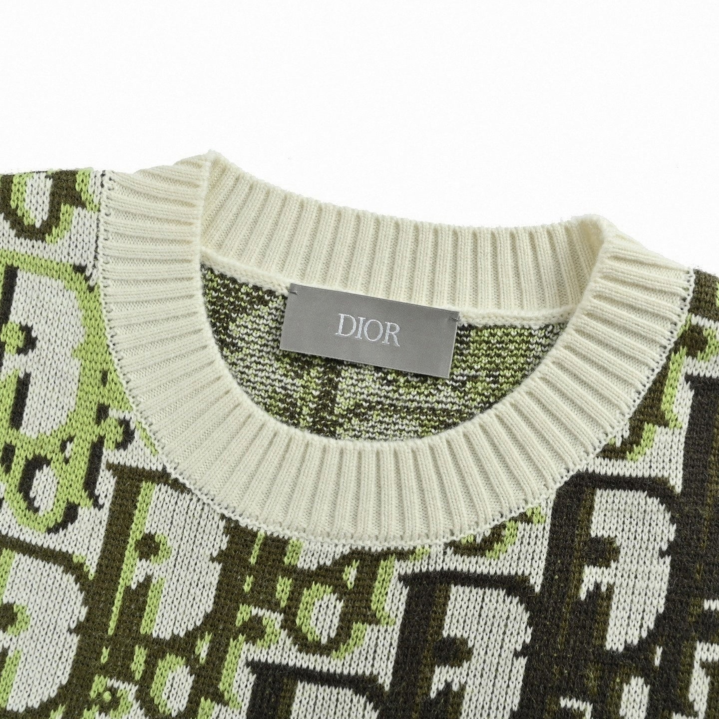 Dior Oblique Jacquard Wool Blend Crewneck - image 4