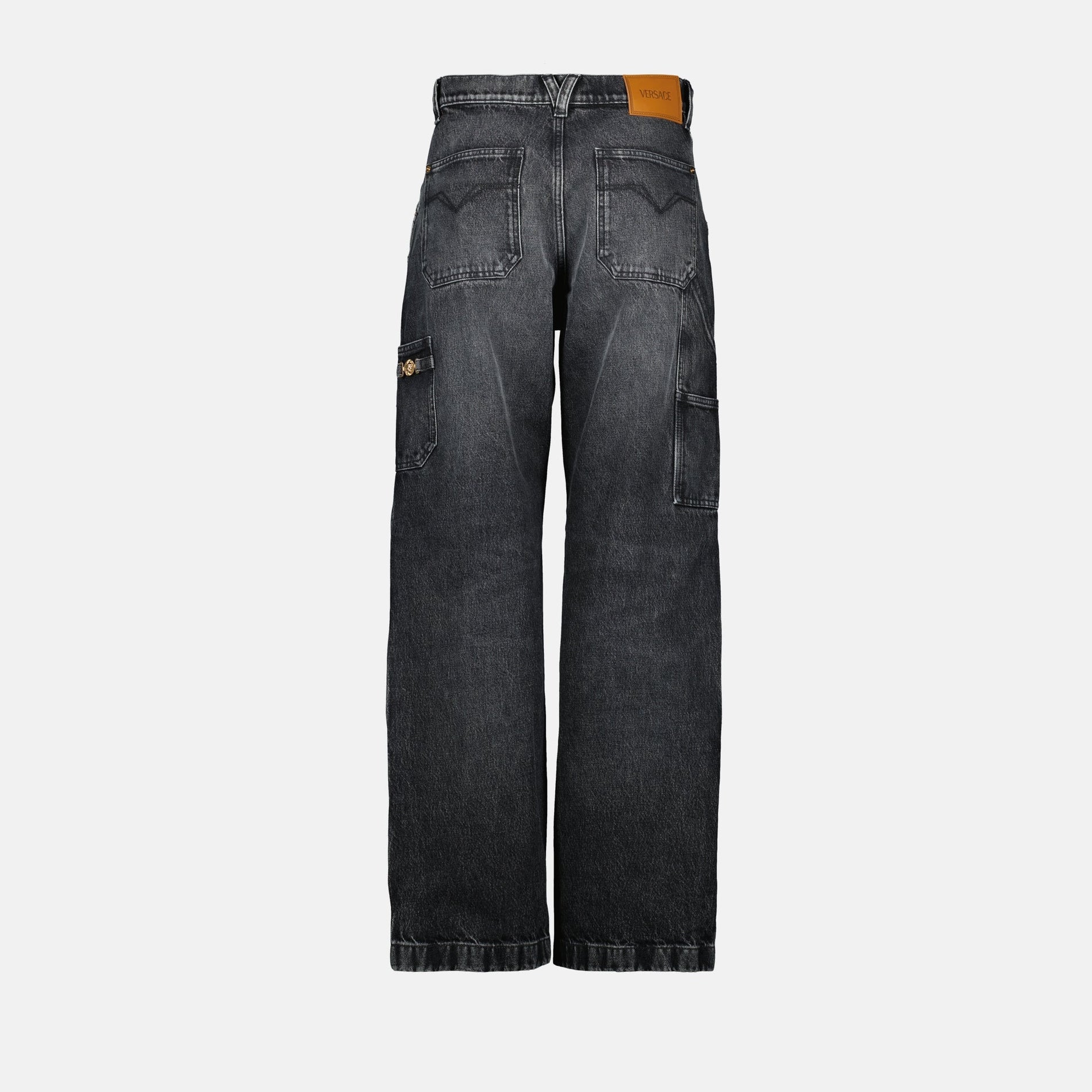 Versace Gray Cargo Jeans - image 4