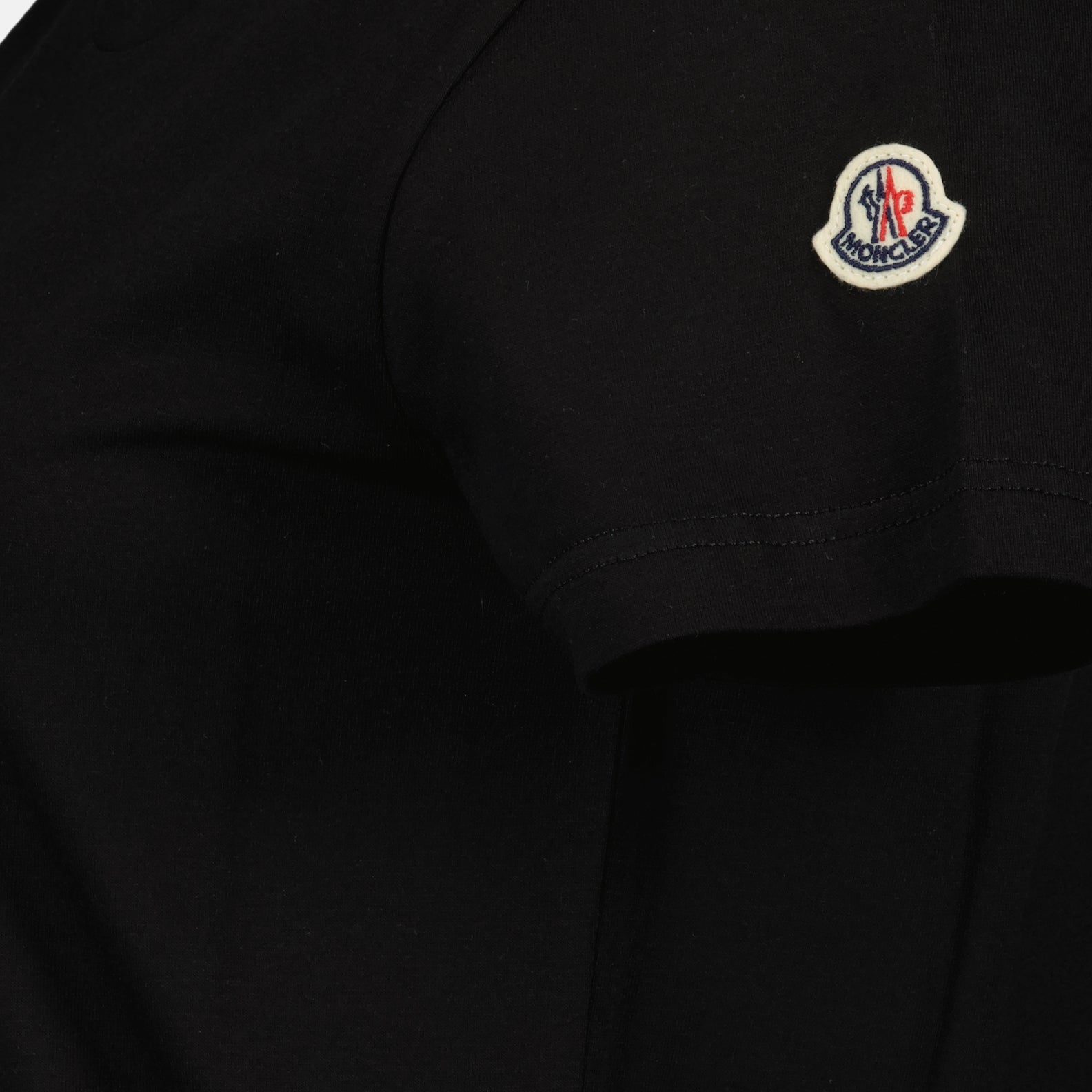 Moncler Classic Cotton T-Shirt – Black - image 5
