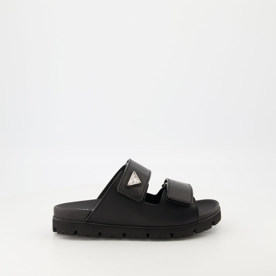 Prada Leather Flip-Flops