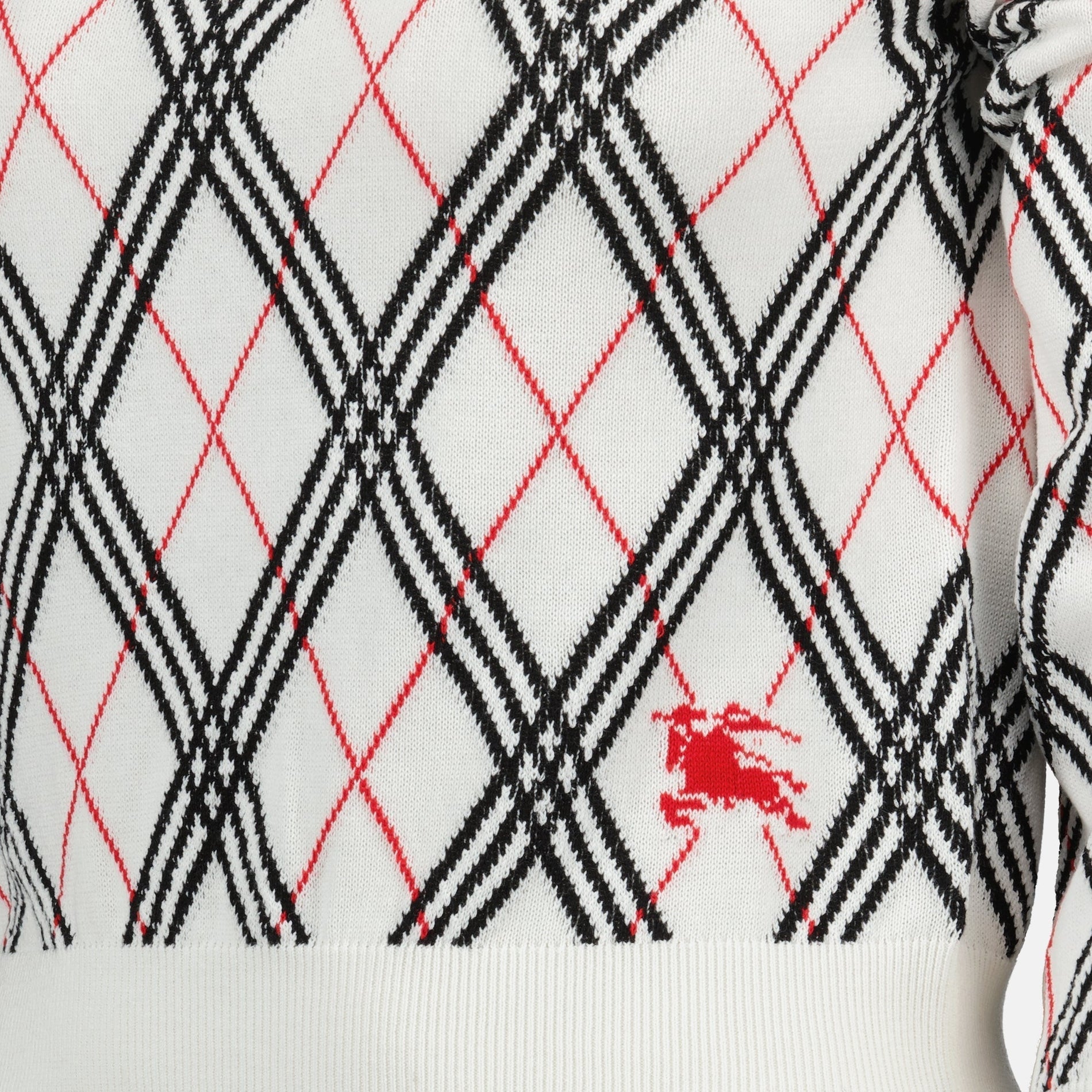 Burberry Check Pattern Sweater - image 3