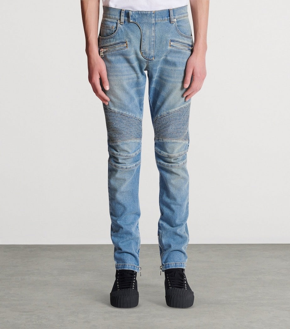 Balmain Biker Slim Jeans - image 4