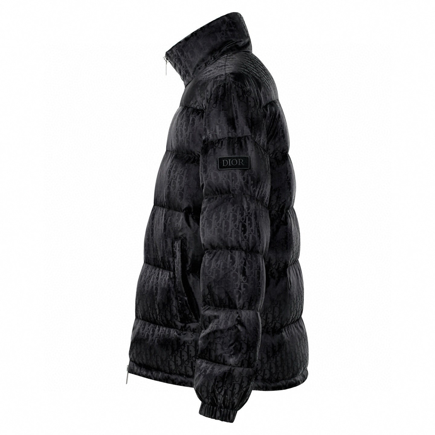 Dior Oblique Quilted Down Jacket – Black - image 3