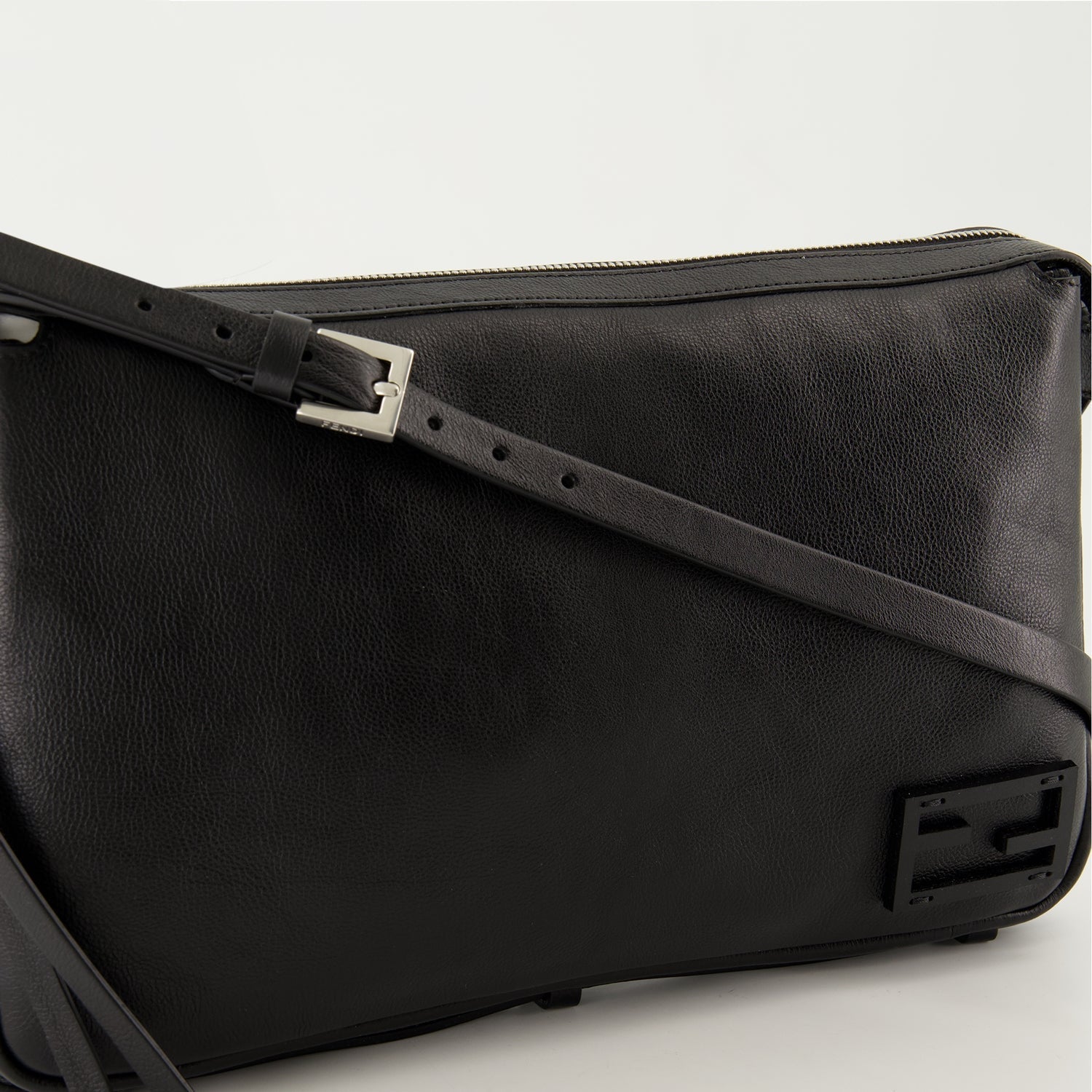 Fendi Leather Messenger Bag - image 3