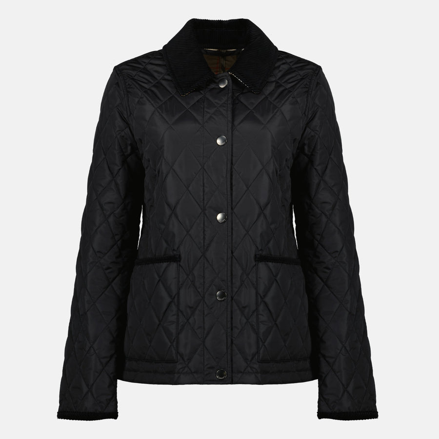 Burberry Quilted Jacket-Black