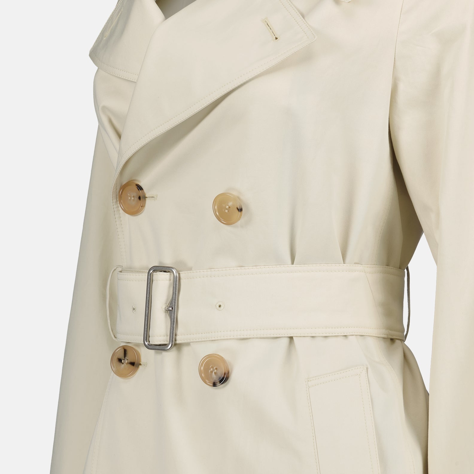 Burberry Gabardine Trench Coat - image 5
