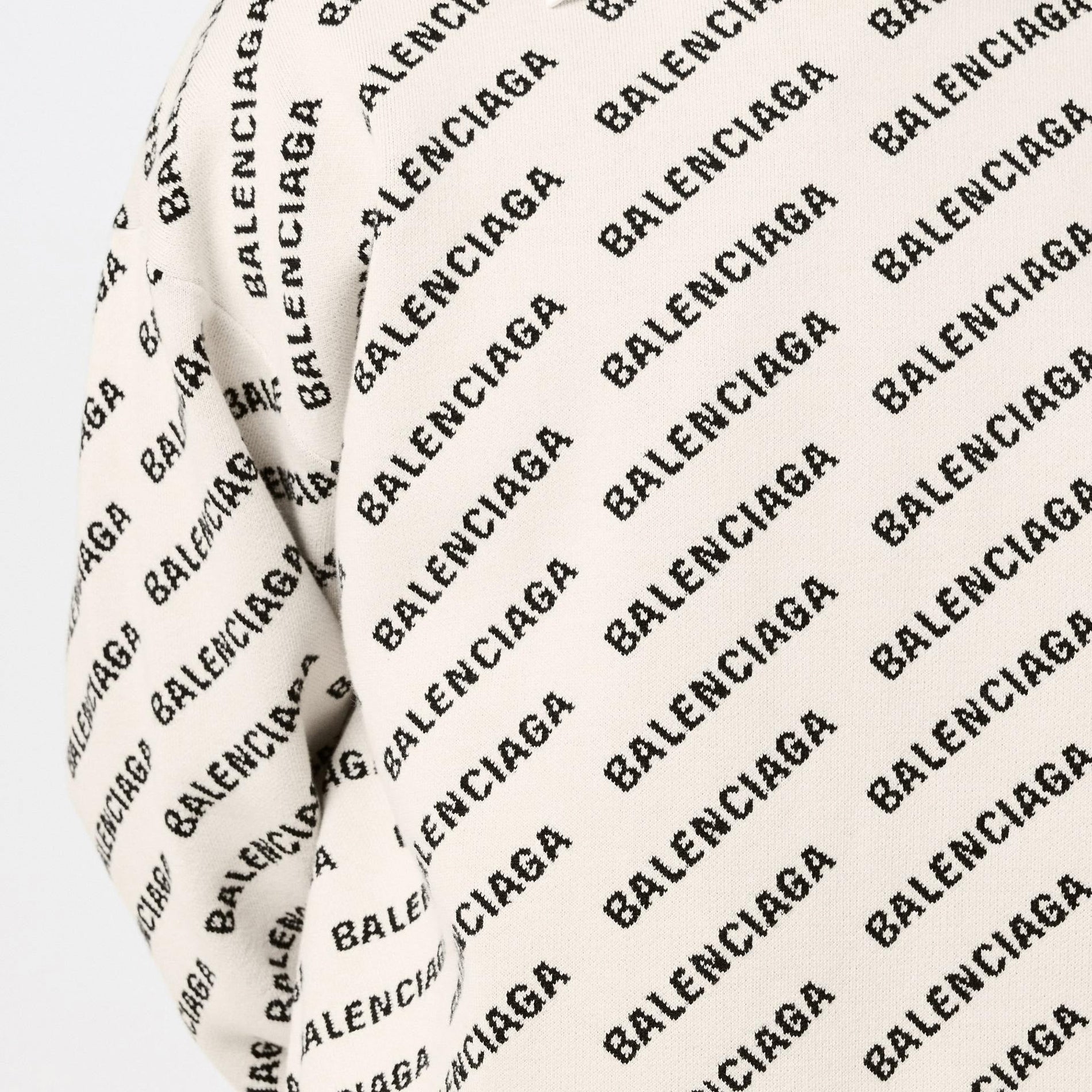 Balenciaga Mini All-Over Logo Sweater - image 3
