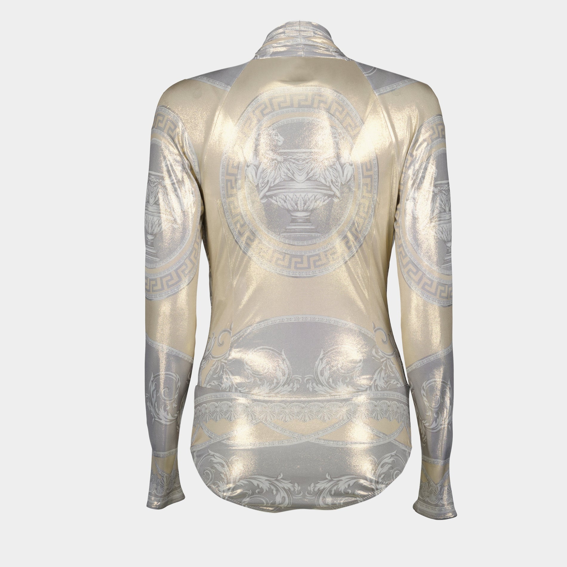 Versace Barocco Draped Bodysuit - image 4