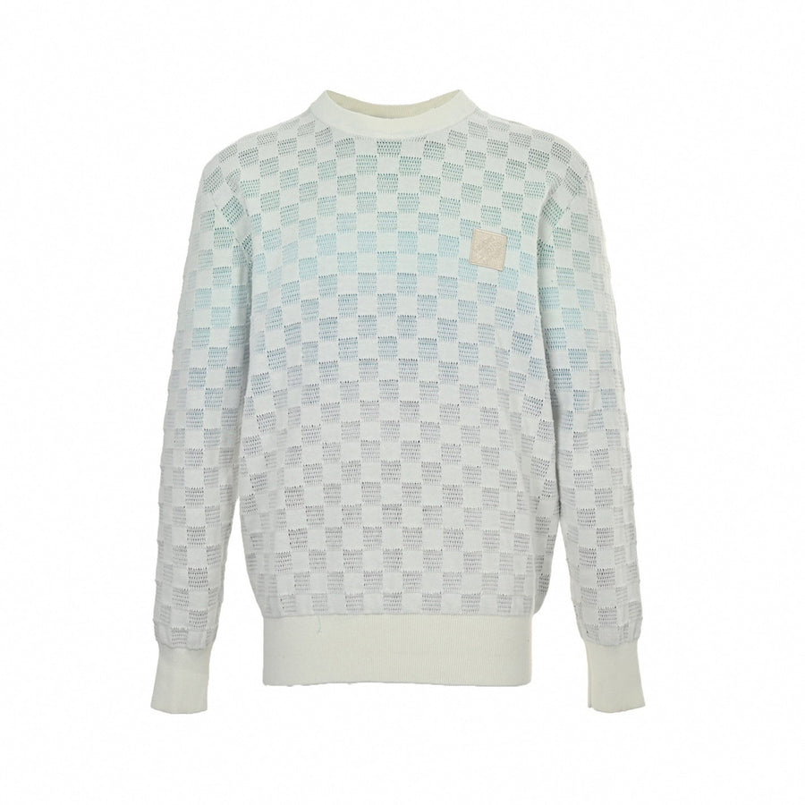 Louis Vuitton Damier Pattern Knit Sweater