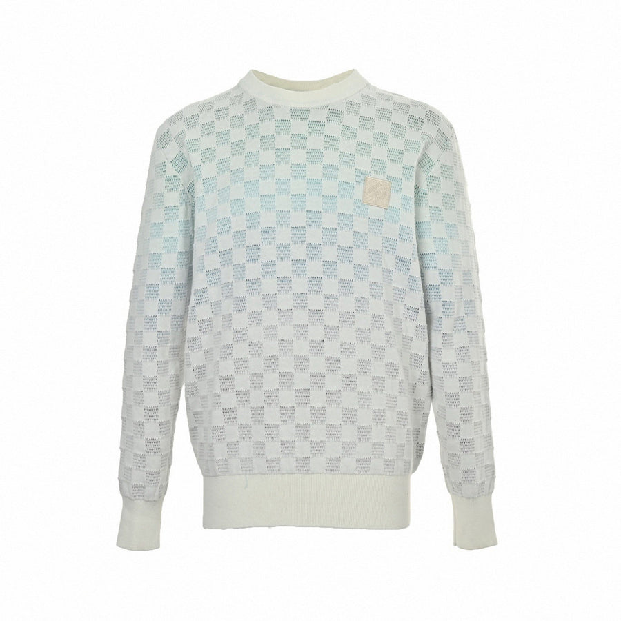 Louis Vuitton Damier Pattern Knit Sweater