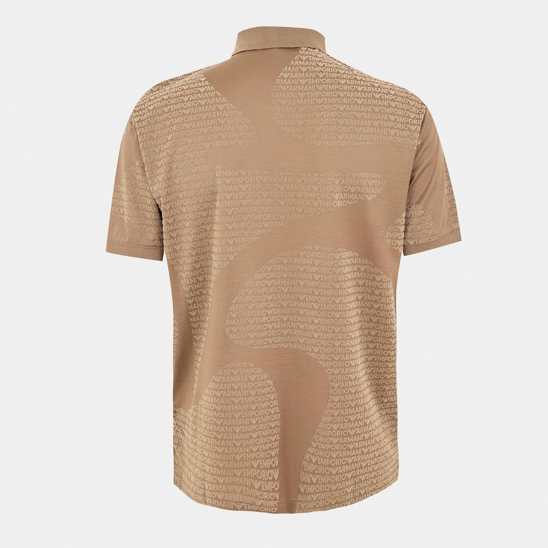 Dolce & Gabbana Men's Logo Print Short Sleeve Polo Shirt – Beige - image 2