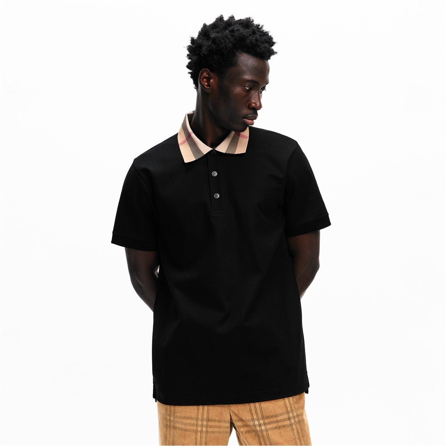 Burberry Men’s Cody Check Polo Shirt - image 3