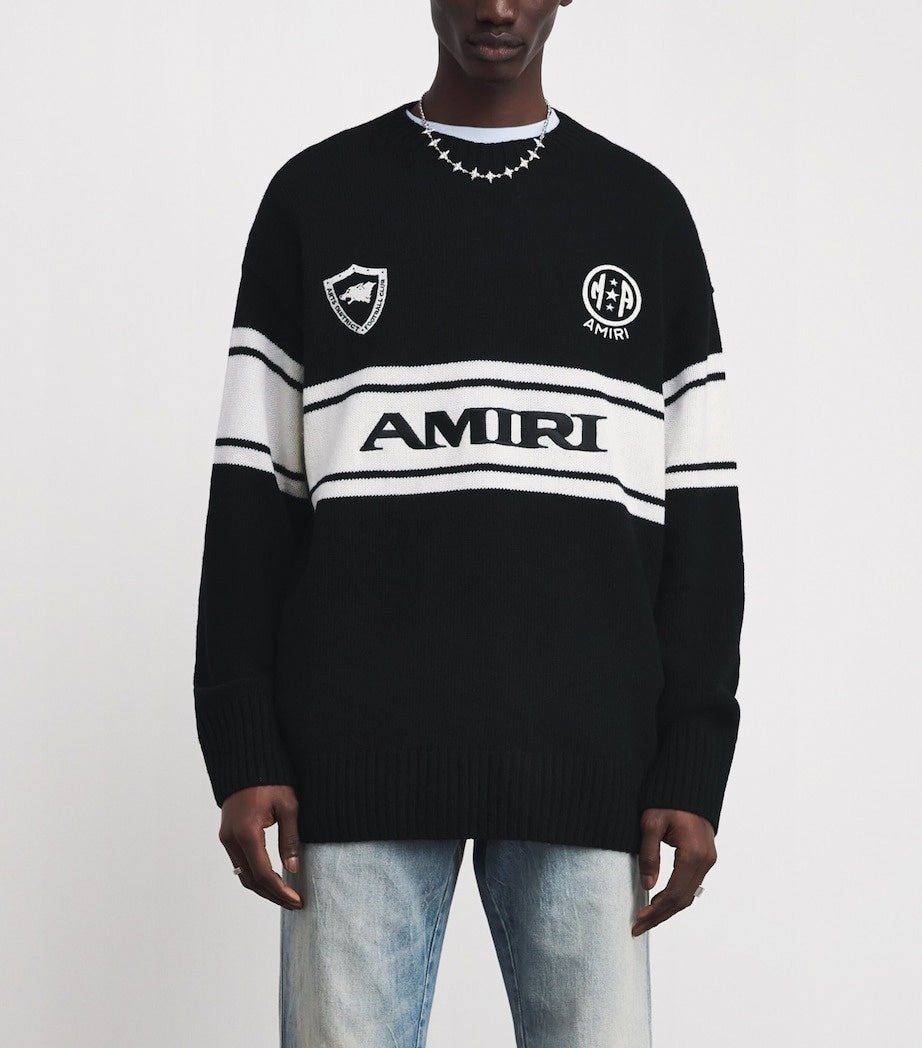 Amiri Black Varsity Knit - image 2