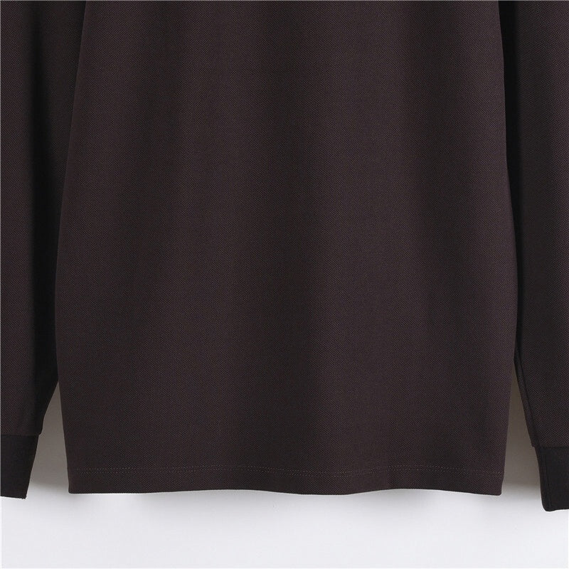 Burberry Long-Sleeve Polo Shirt with Vintage Check Collar - image 4