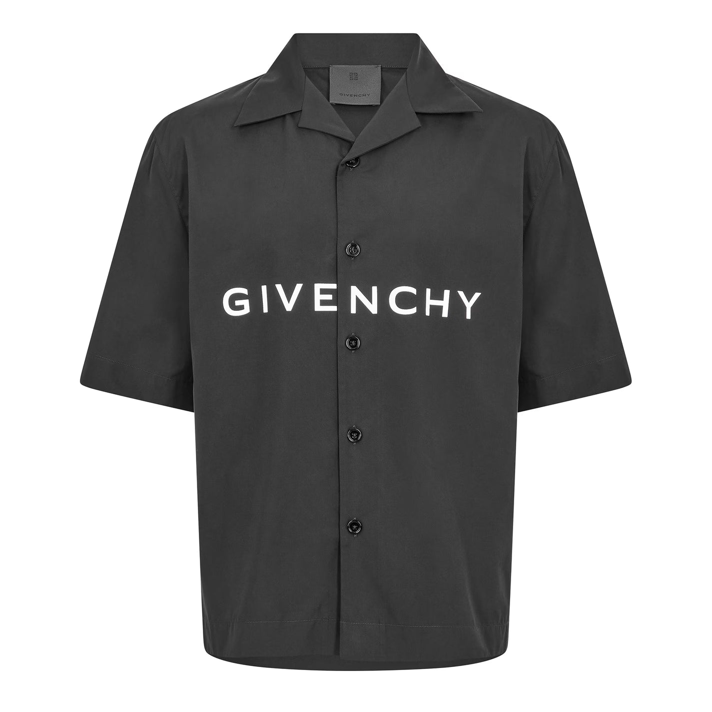 Givenchy GIV Boxy Fit Short Sleeve Plain Shirt