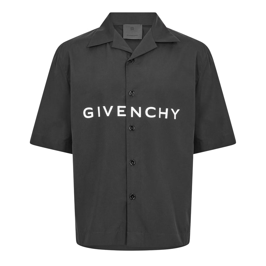 Givenchy GIV Boxy Fit Short Sleeve Plain Shirt