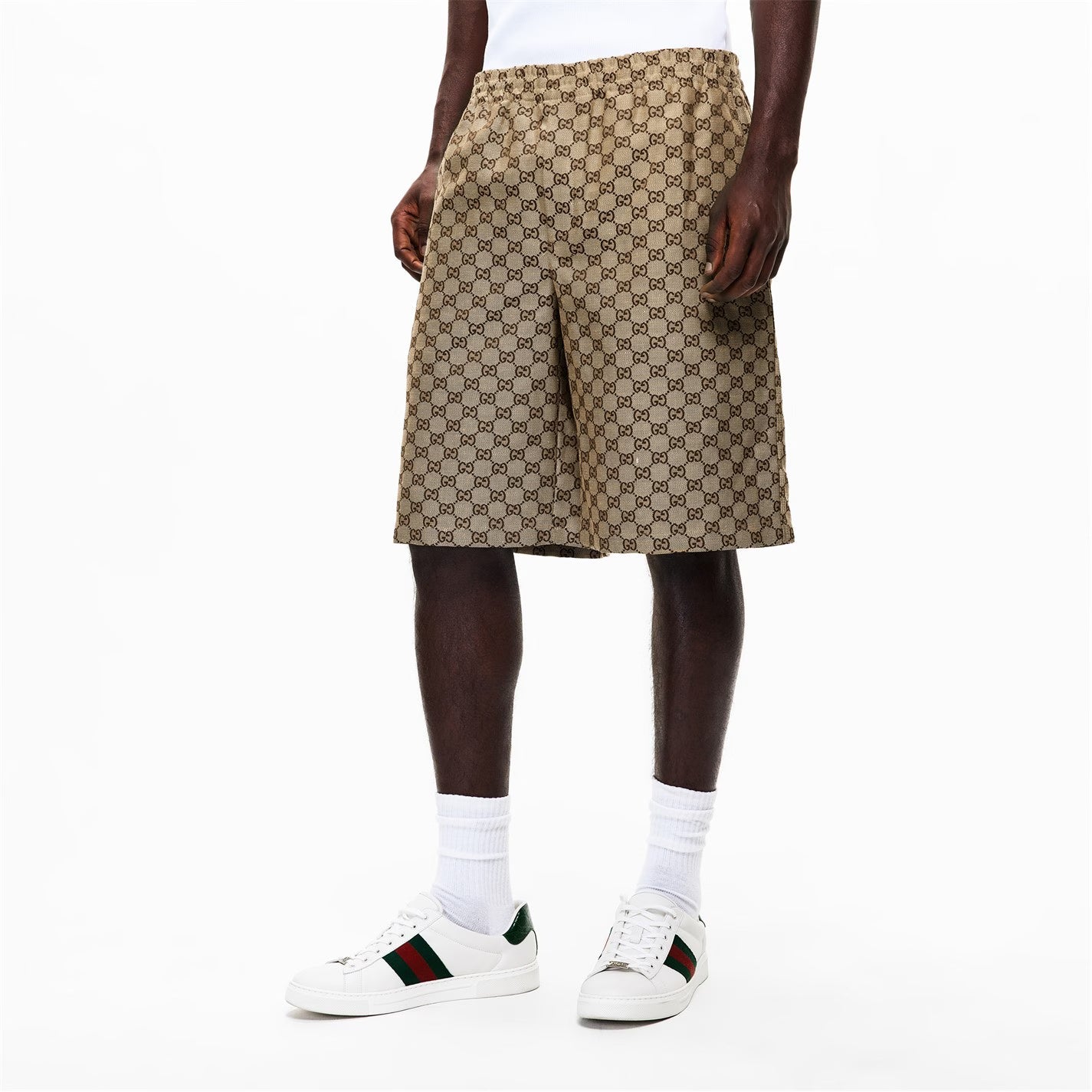 Gucci Men’s GG Linen Tailored Shorts - image 3