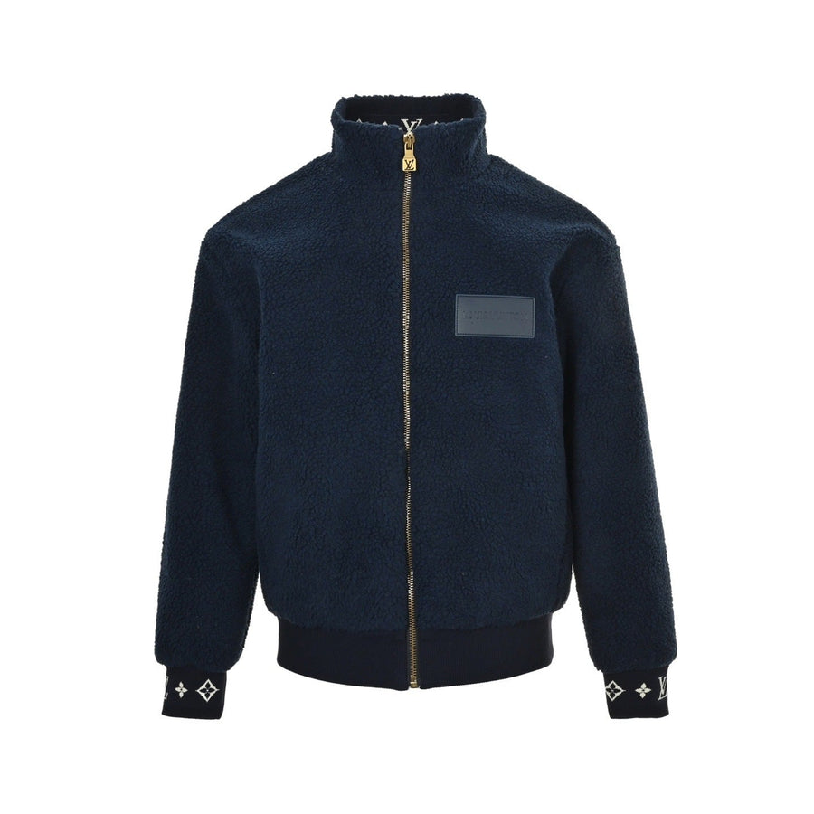 Louis Vuitton Teddy Fleece Stand-Collar Jacket