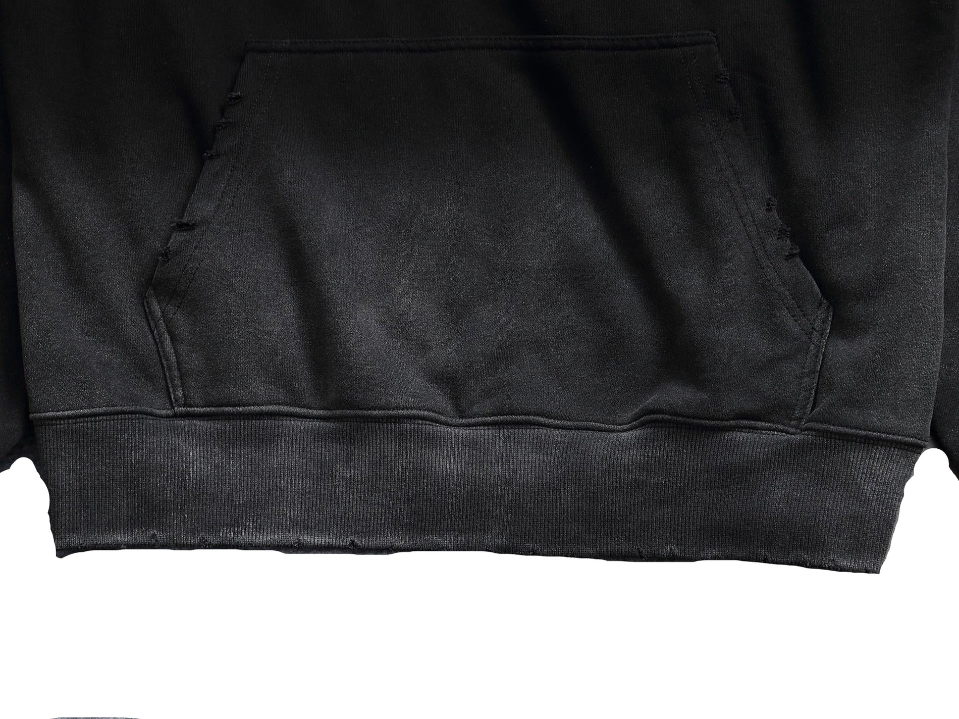 Louis Vuitton Black Gradient Hoodie with Blue LV Patch - image 10