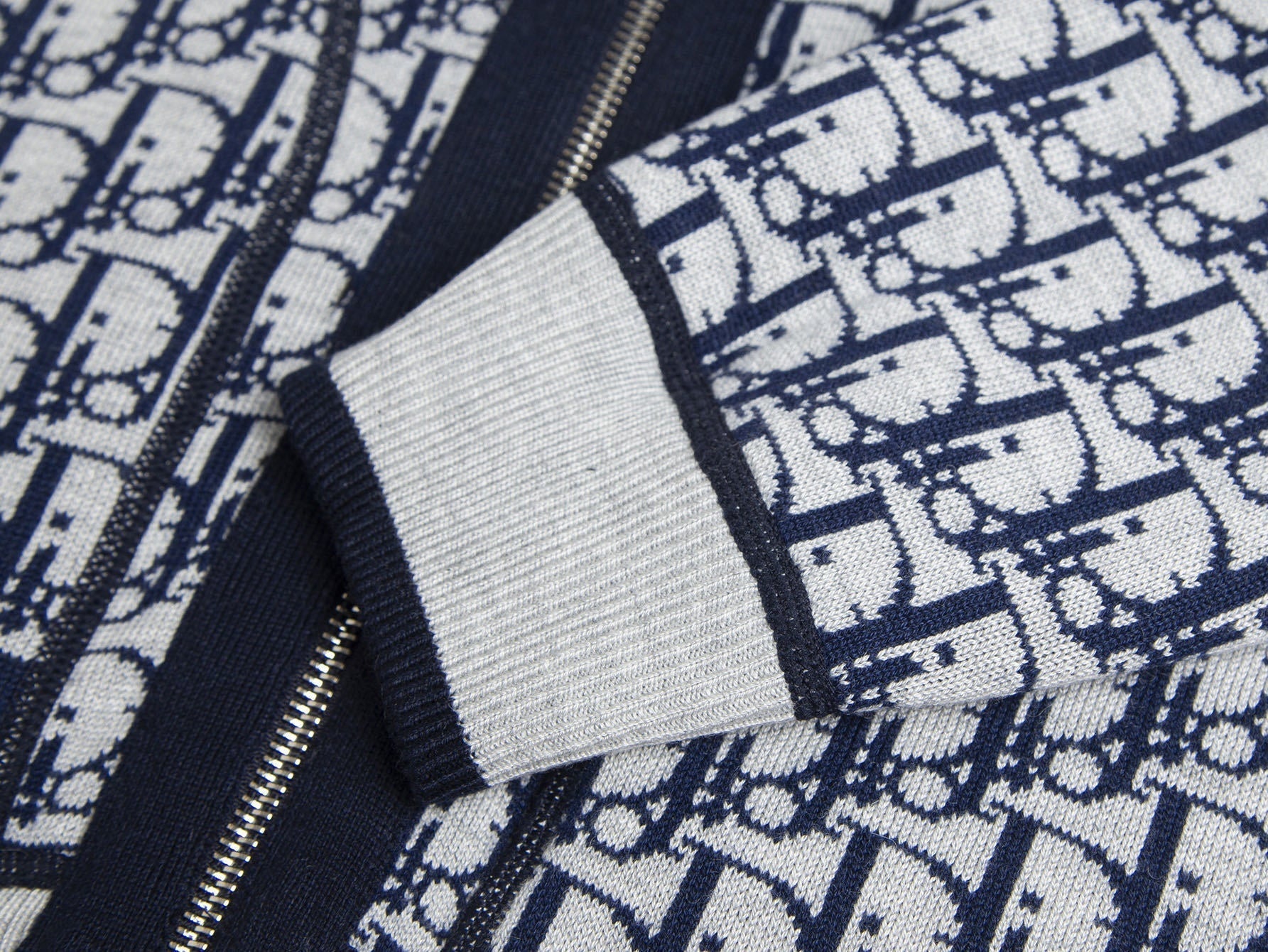 Dior Oblique Wool Zip Hoodie - image 6