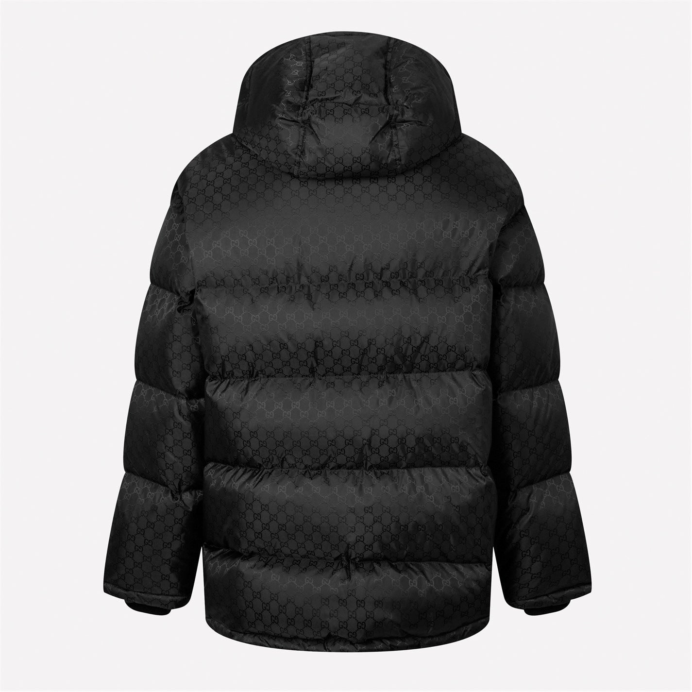 Gucci GG Nylon Jacquard Web Down Jacket in Black - image 2
