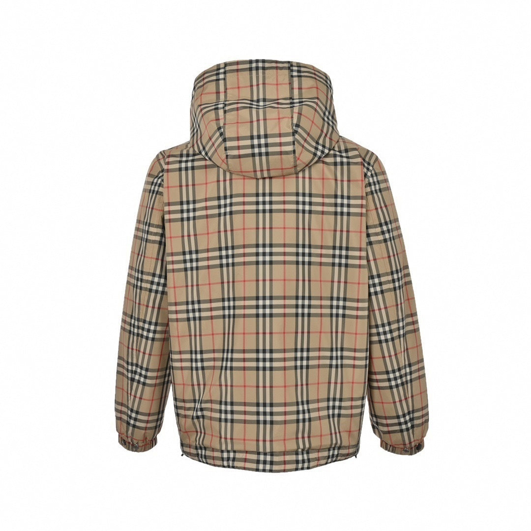 Burberry Reversible Vintage Check Hooded Windbreaker - image 4