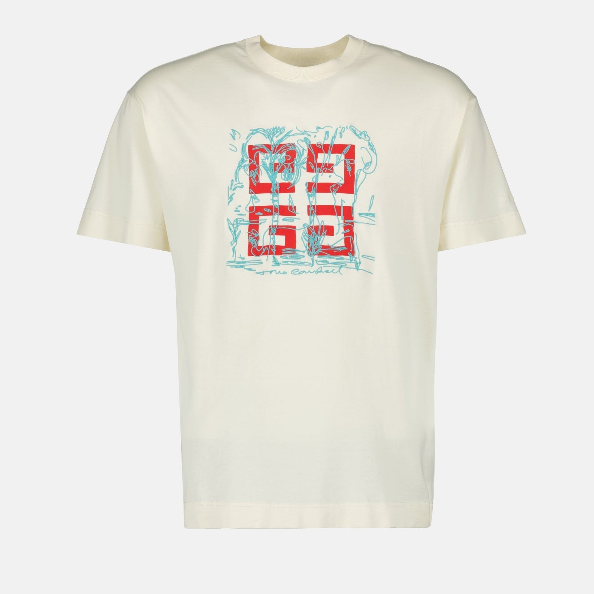 Givenchy 4G Logo Organic Cotton T-Shirt