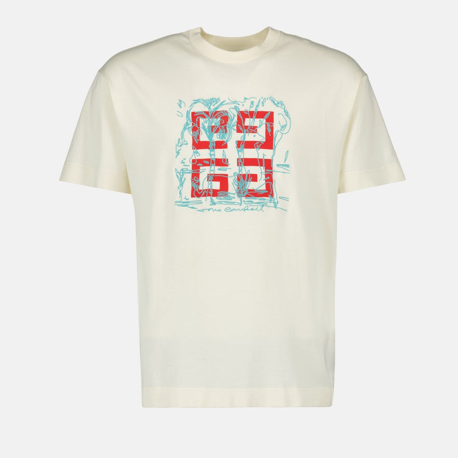 Givenchy 4G Logo Organic Cotton T-Shirt