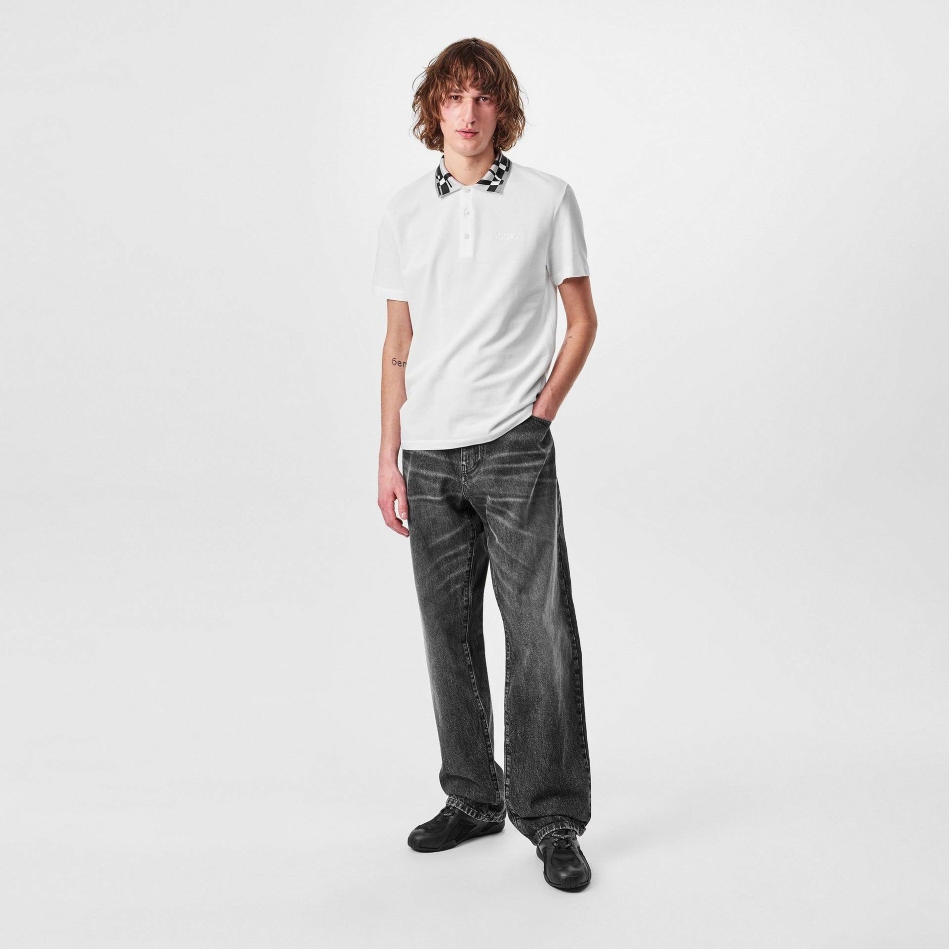 Versace Short Sleeve Polo Shirt - image 6