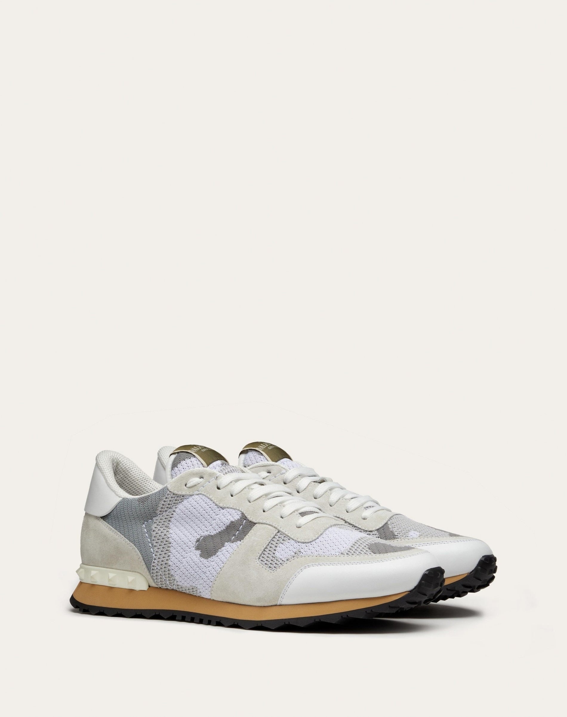 Valentino Garavani Mesh Fabric Camouflage Rockrunner Sneaker - image 2