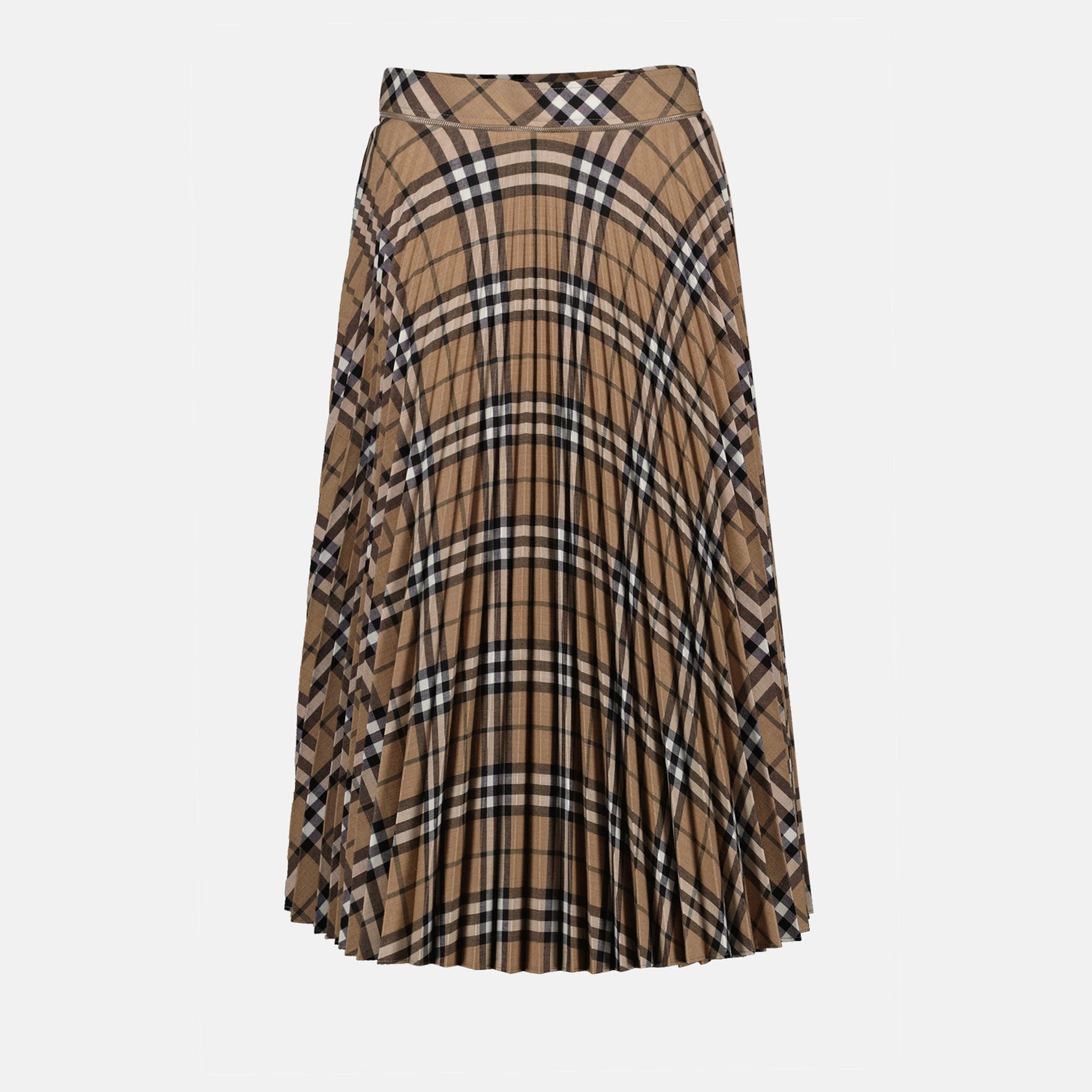 Burberry Checked Skirt