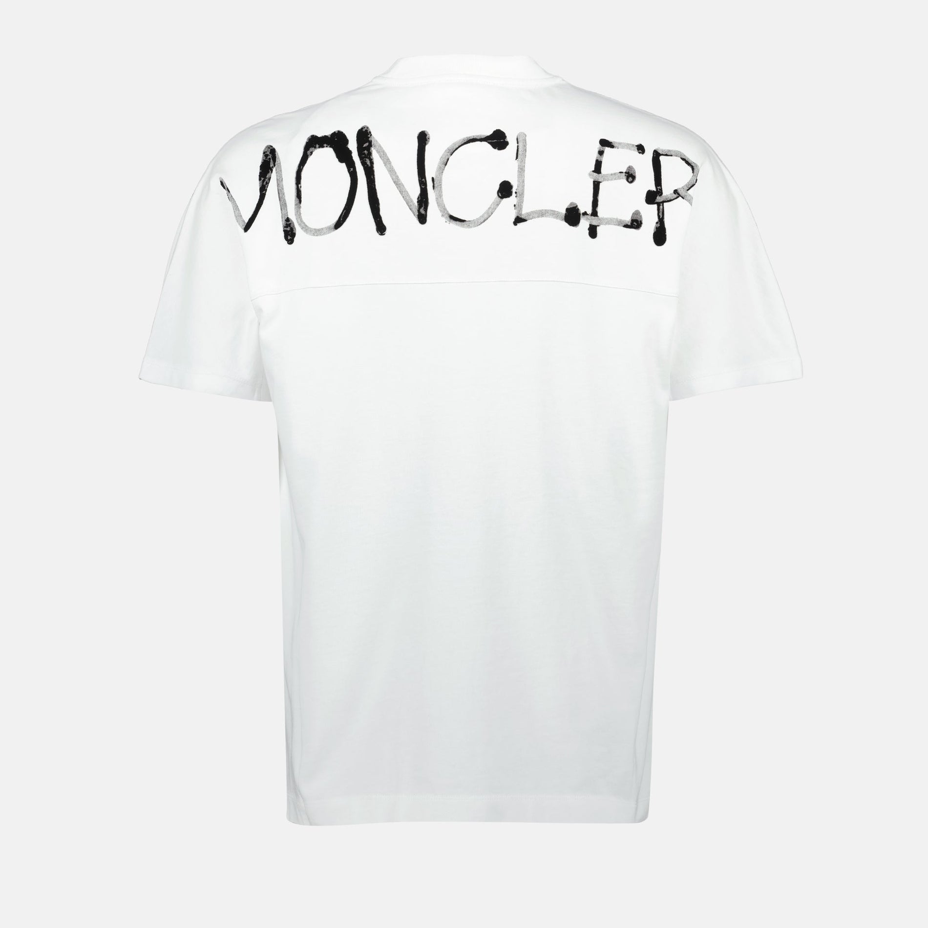 Moncler White Graffiti T-Shirt - image 4