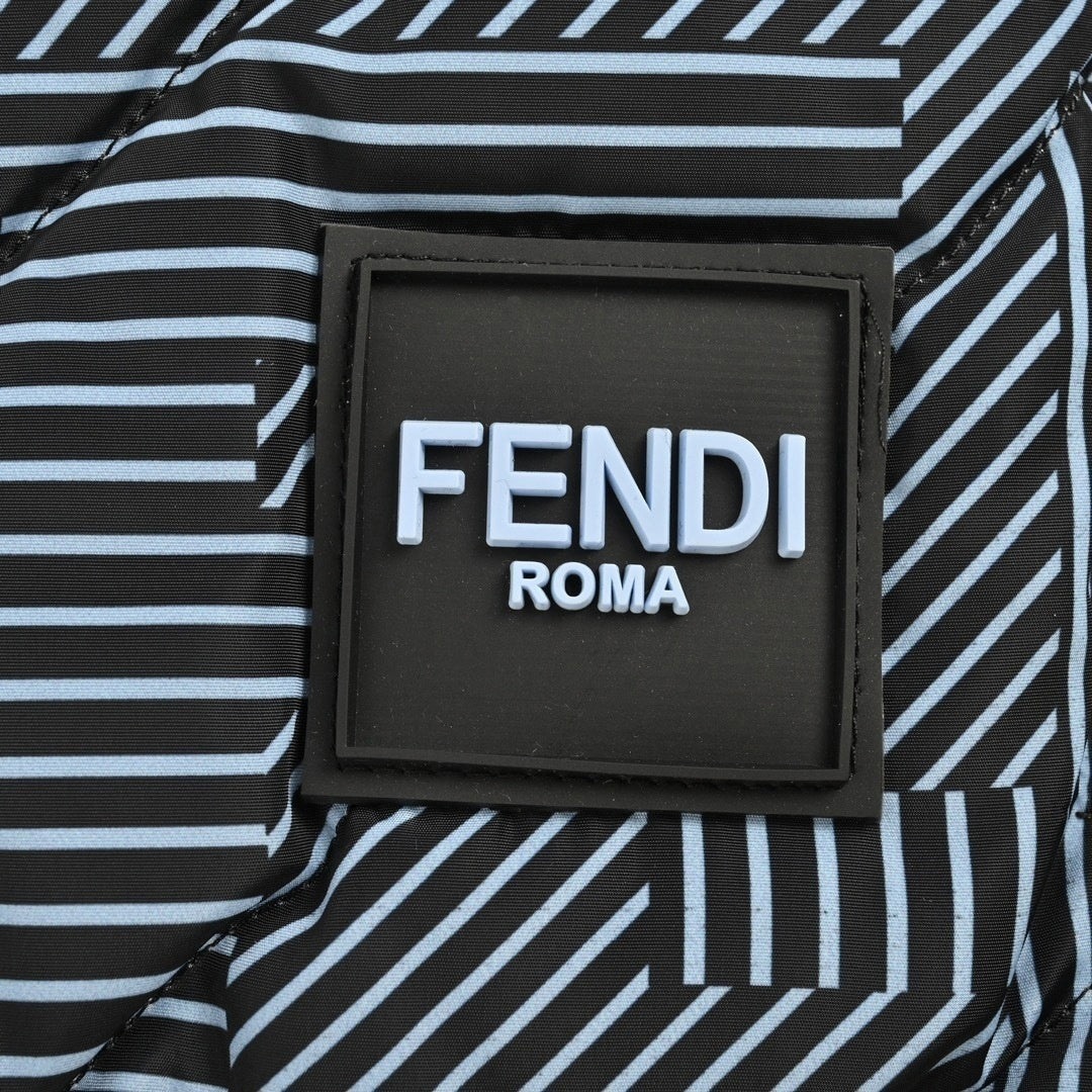 Fendi Geometric FF Hooded Jacket - image 5
