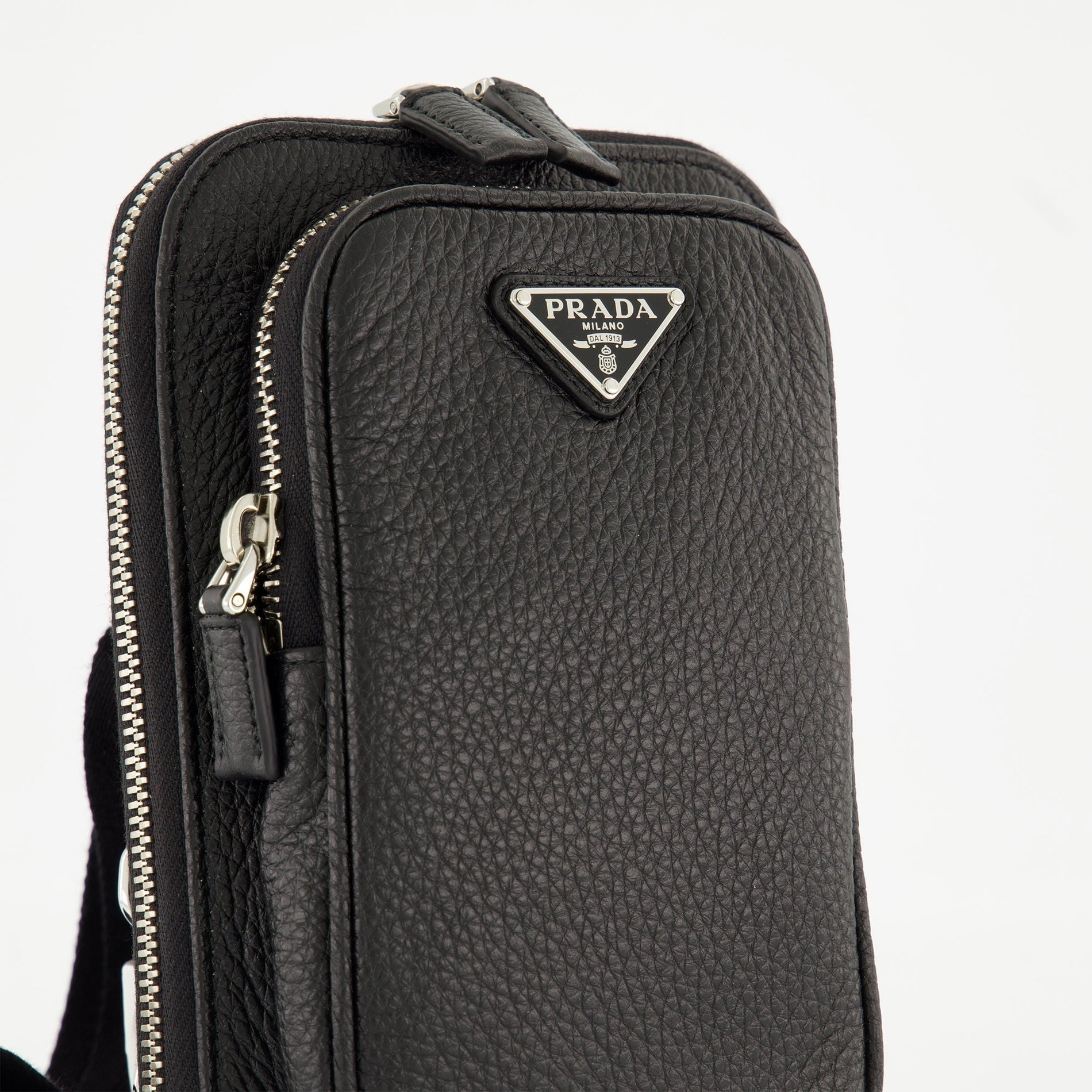 Prada Leather Phone Pouch - image 3