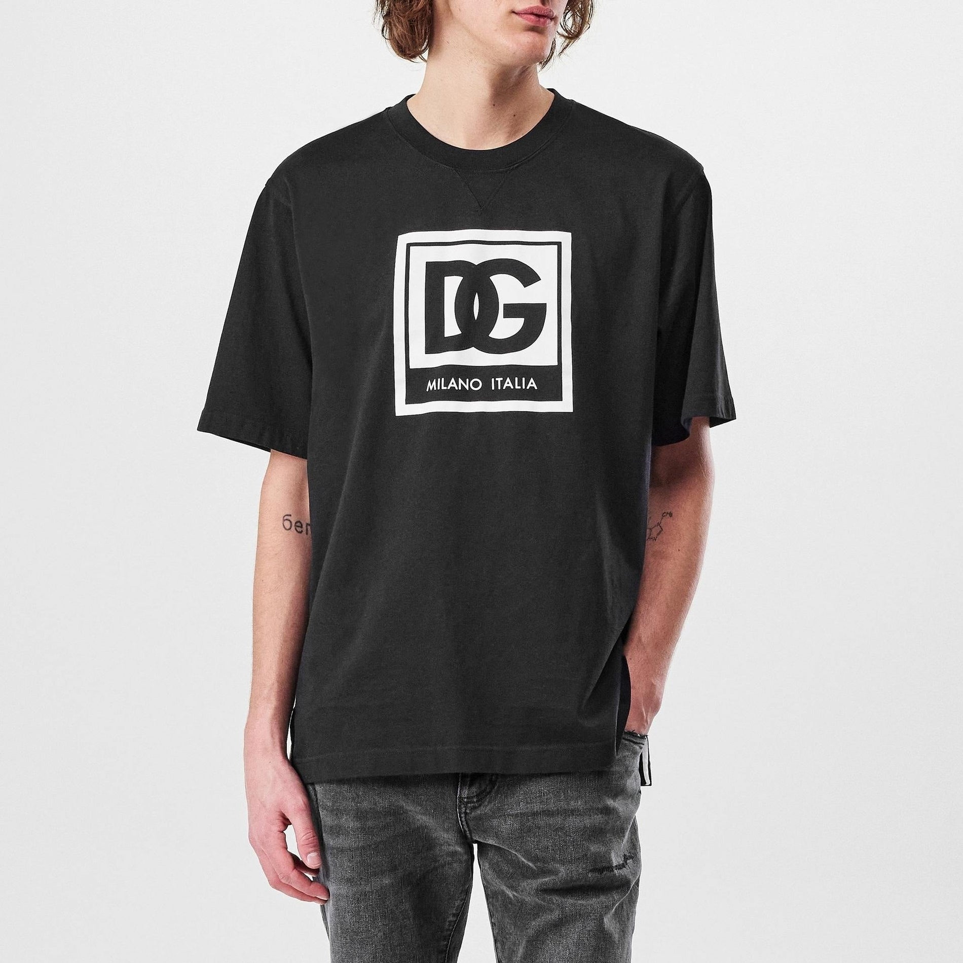 Dolce & Gabbana DG Box Logo Cotton T-Shirt - image 3