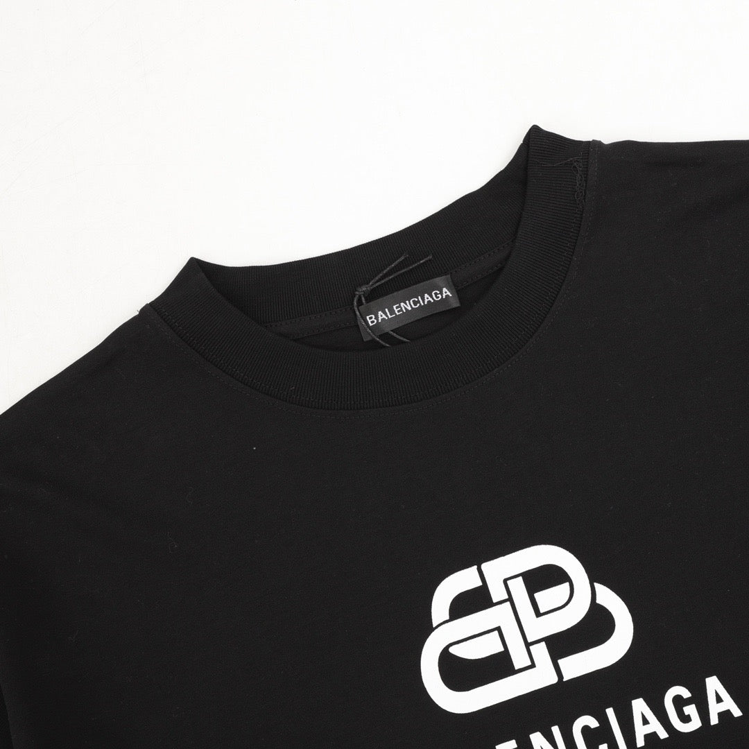 Balenciaga BB Logo Black T-Shirt - image 2