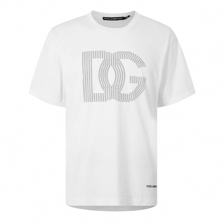 Dolce & Gabbana DG Logo Cotton T-Shirt – White