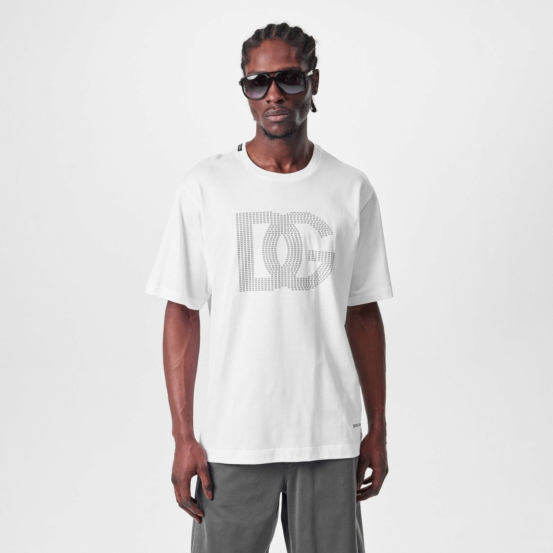 Dolce & Gabbana DG Logo Cotton T-Shirt – White - image 3
