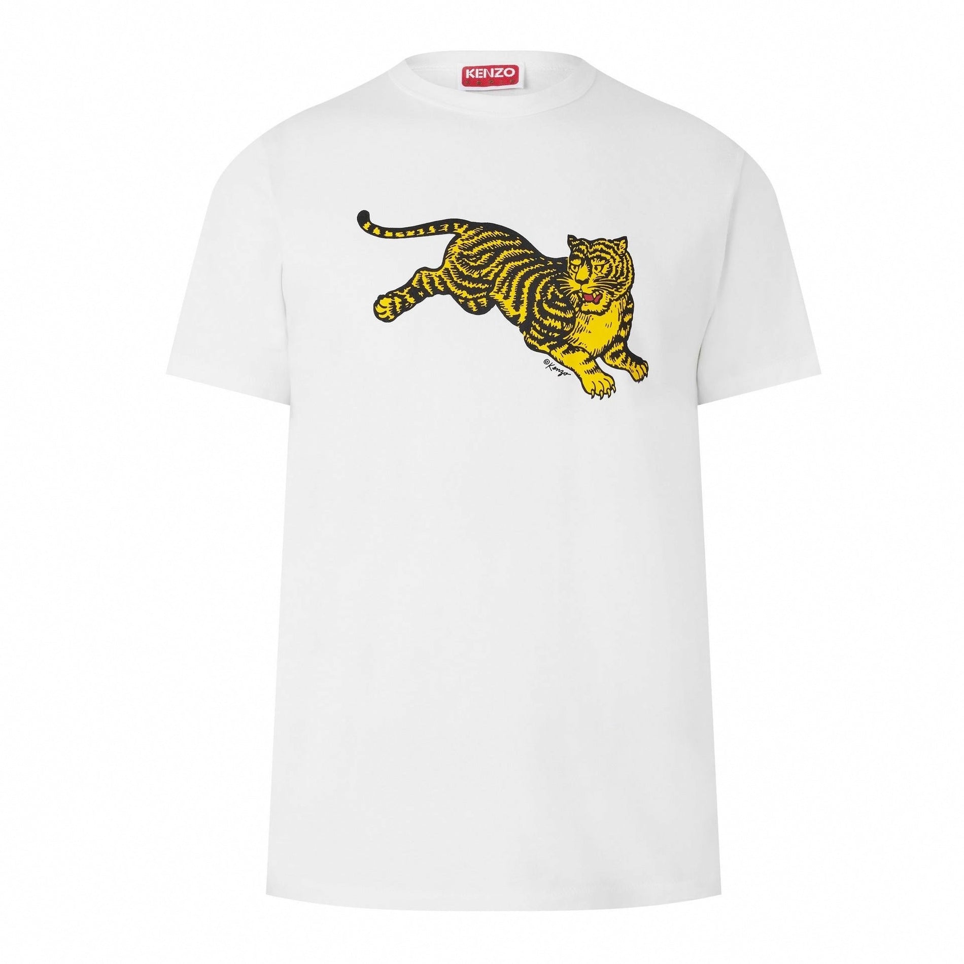 Kenzo Jumping Tiger Cotton T-Shirt
