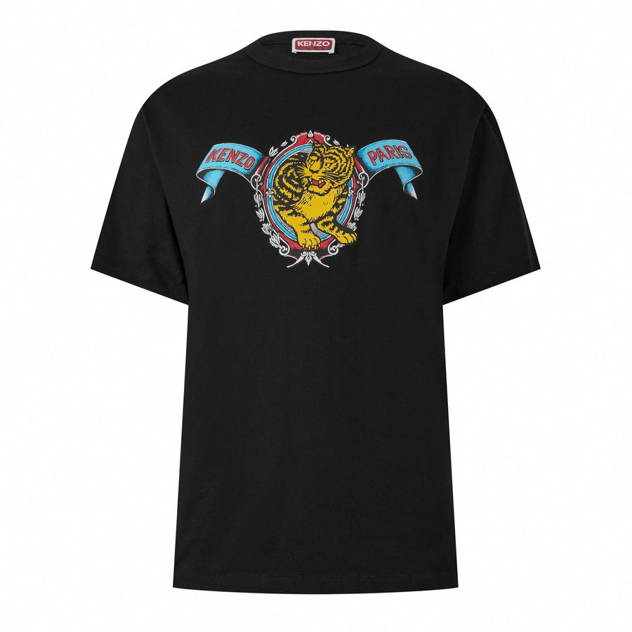 Kenzo Tiger Crest Cotton T-Shirt