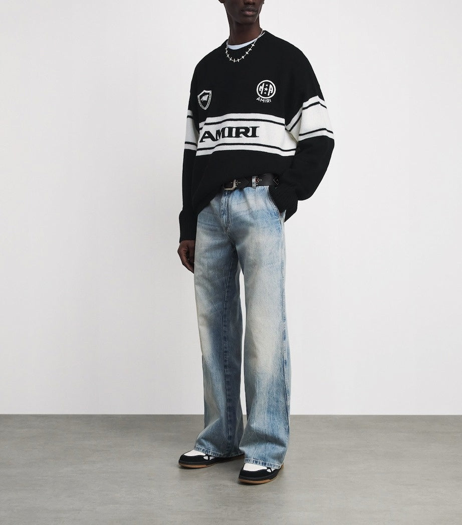 Amiri Black Varsity Knit - image 6