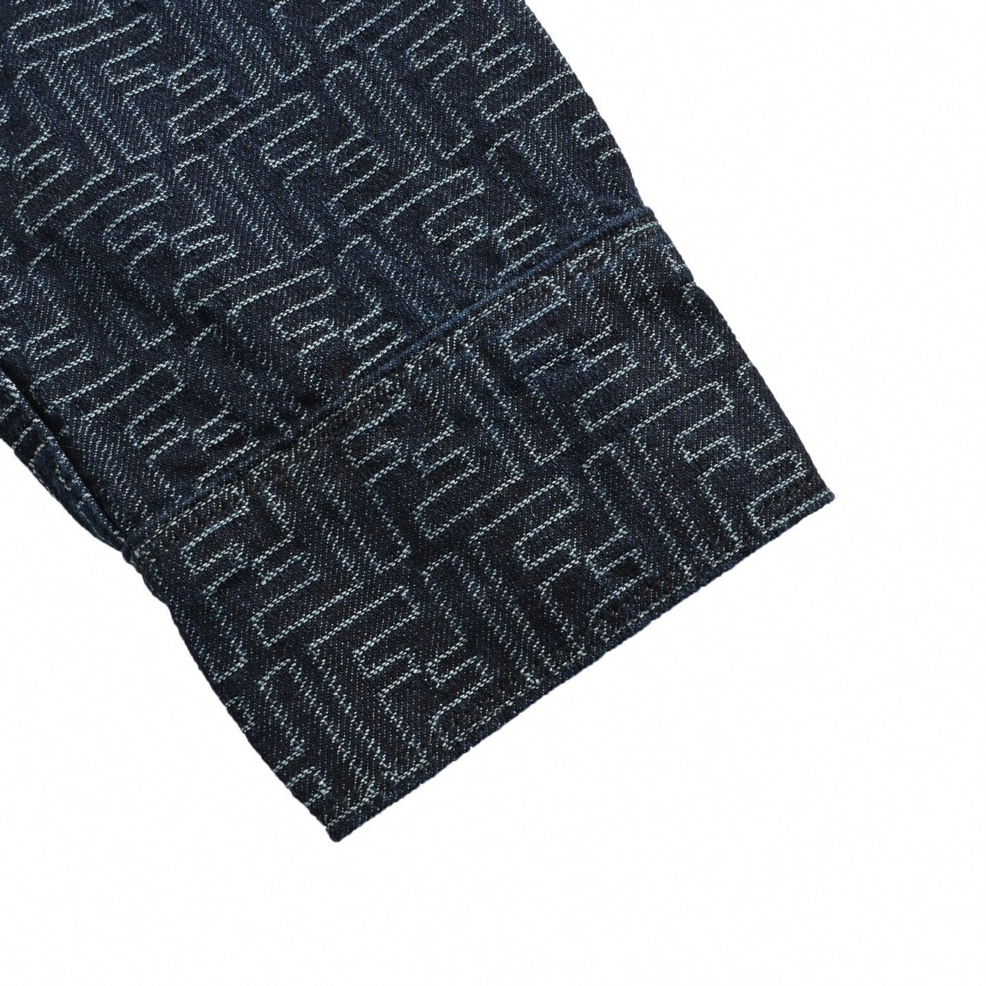 Fendi Roma FF Monogram Denim Overshirt - image 7