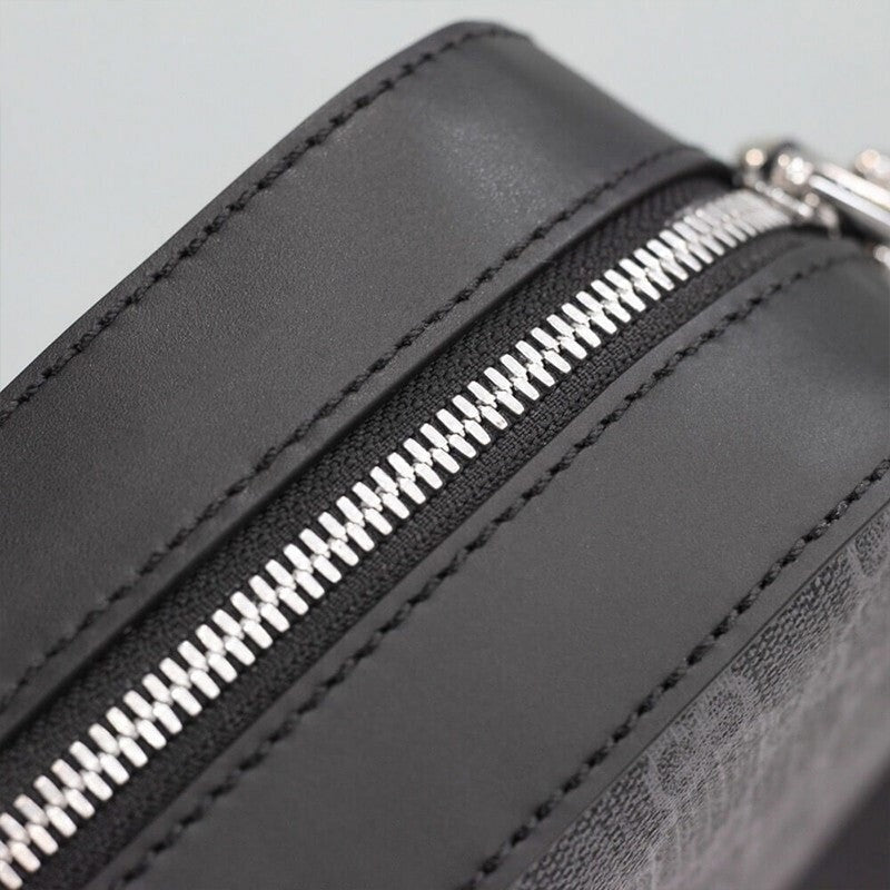 Gucci Black Canvas Crossbody Bag - image 6