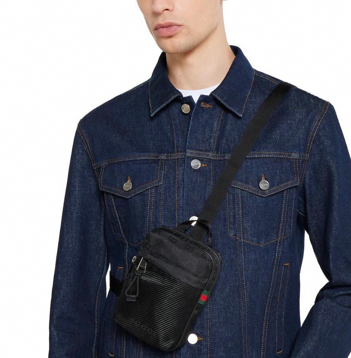 Gucci Mini Black Crossbody Utility Bag - image 7