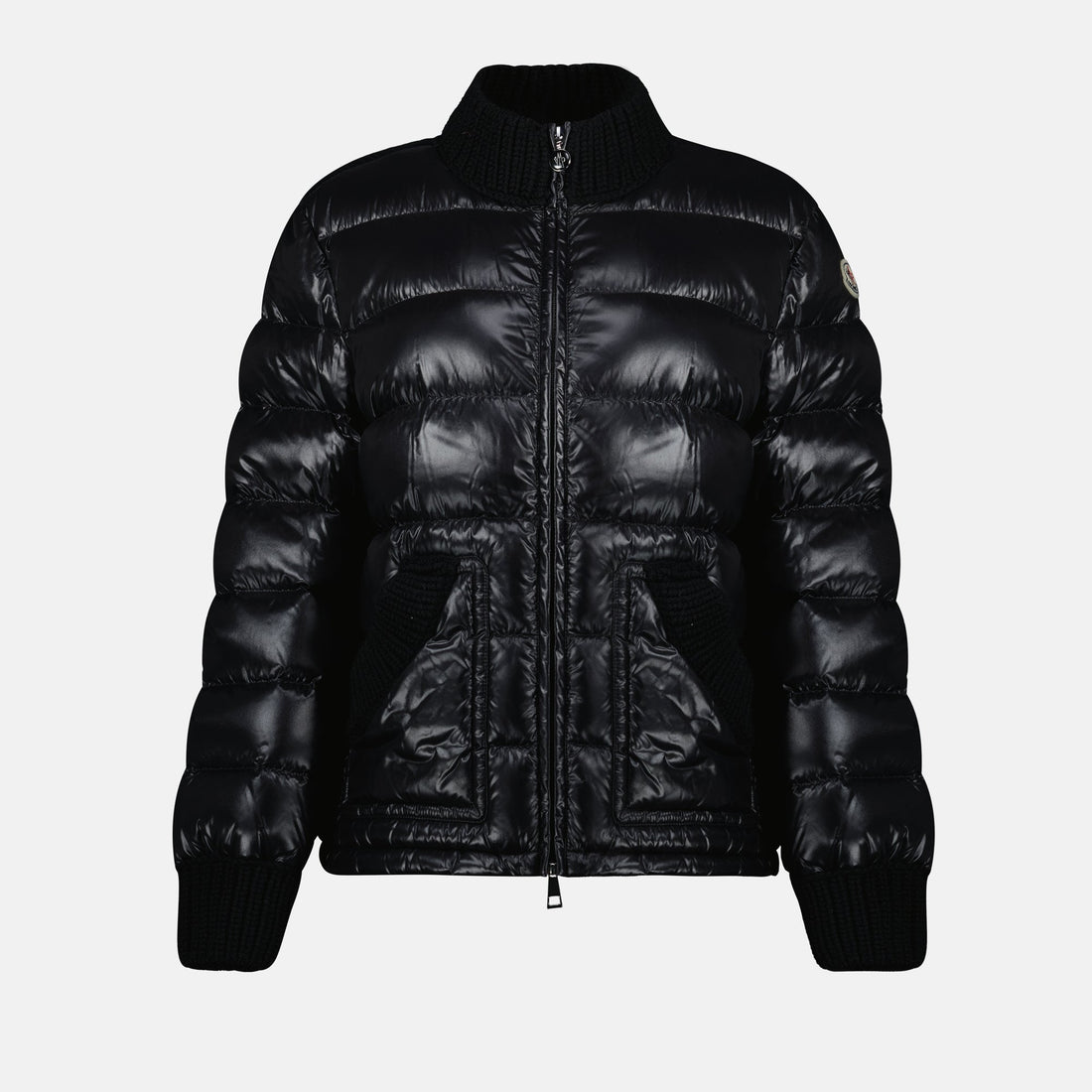 Glossy Quilted Puffer Jacket