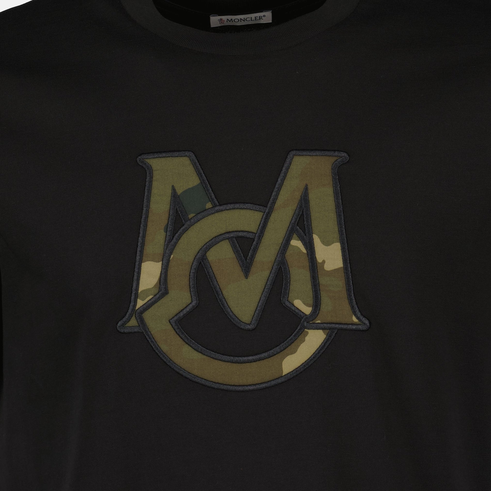 Moncler Black Monogram T-Shirt - image 4