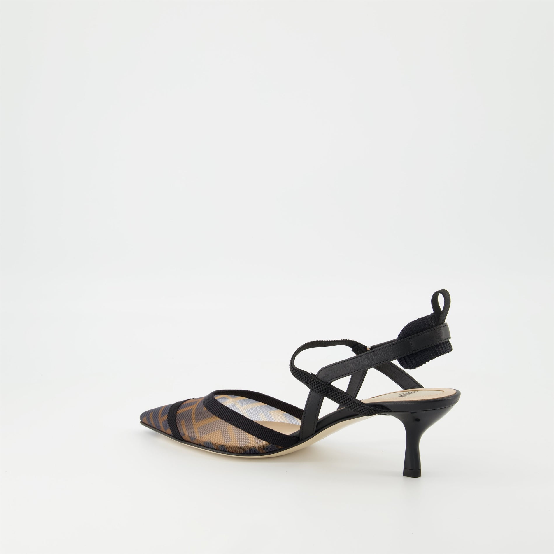 Fendi Mesh Slingback Pumps - image 3