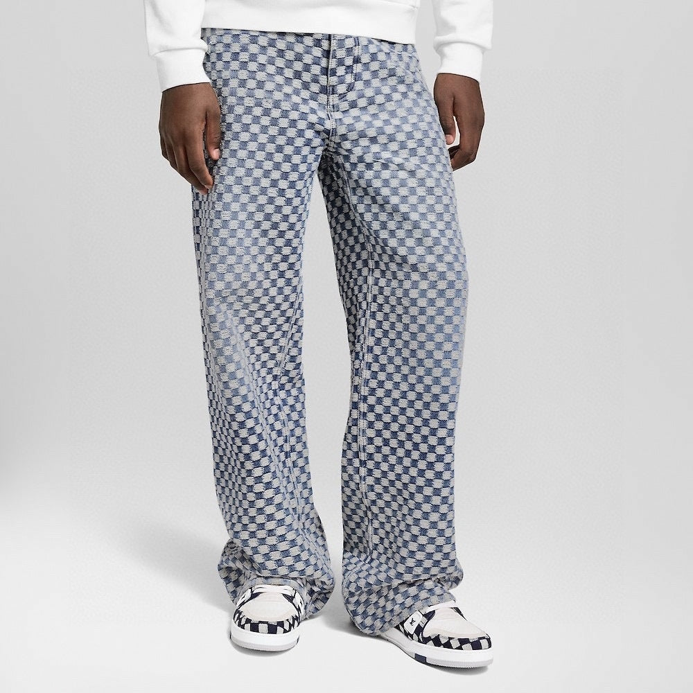 Louis Vuitton Damier Checkerboard Jacquard Denim Jeans - image 9